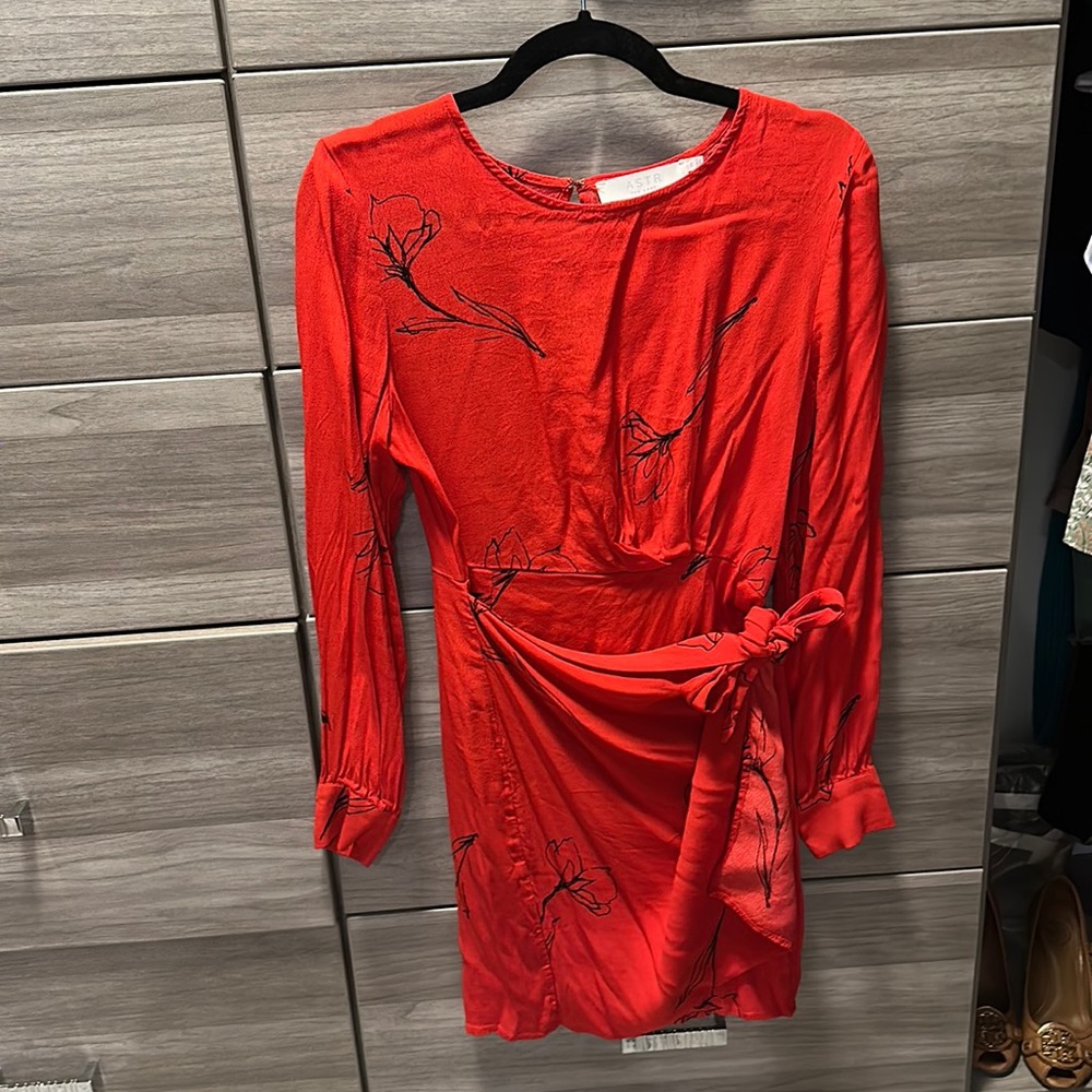 Red ASTR dress